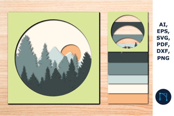 Layered Forest SVG: An Embroidery Designer’s Review