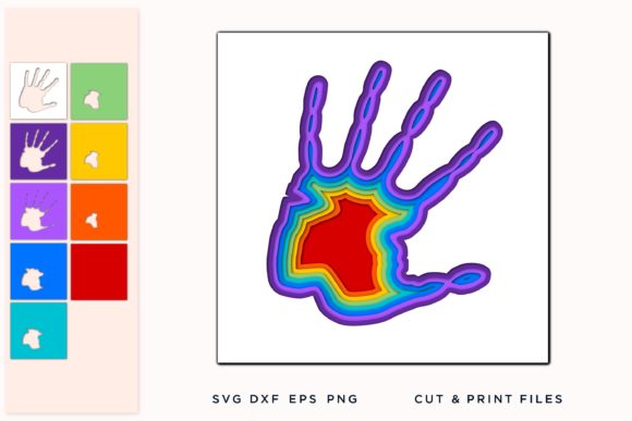 Wall Art Hand: 3D Layered Design Review