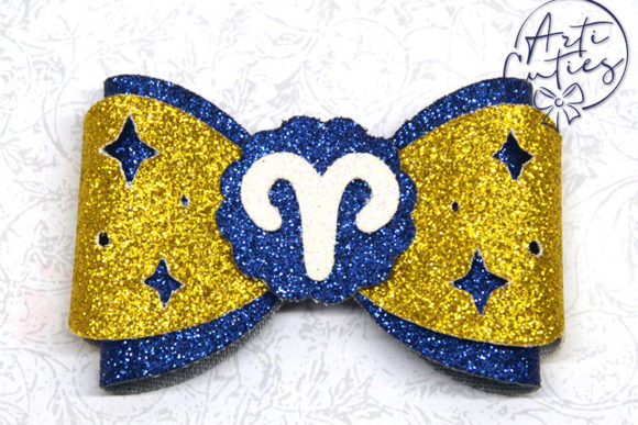 Zodiac Aries Bow Template: 3D SVG Shapes Review