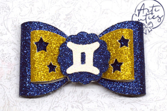 Zodiac Gemini Bow Template: 3D SVG Shapes Review